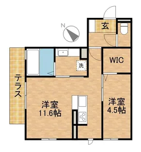 F−GRANDE十軒【1階】の間取り