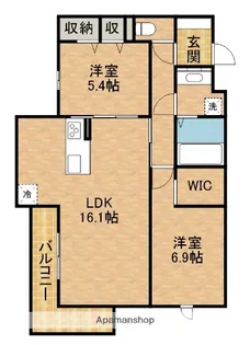 MAISON DE LUMIERE【1階】の間取り