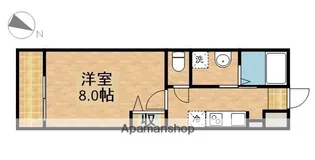 ベルエイト【1階】の間取り