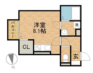 D−ROOM和地山【1階】の間取り
