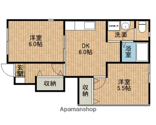 クレアミュール【1階】の間取り
