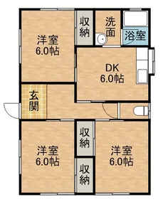 静岡県御前崎市比木【一戸建】の間取り