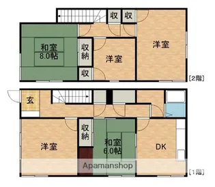 静岡県浜松市中央区泉1丁目【一戸建】の間取り