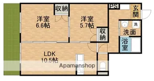 パーチェ【102号室】の間取り