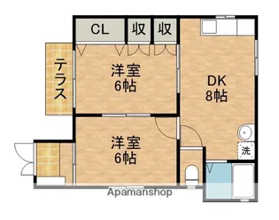 静岡県浜松市中央区蜆塚4丁目【一戸建】の間取り