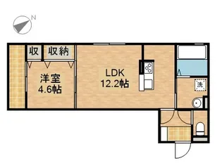 D−HILLS龍禅寺【3階】の間取り