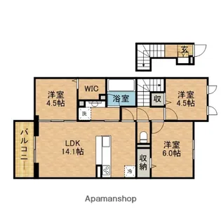 LEMONNIE【2階】の間取り