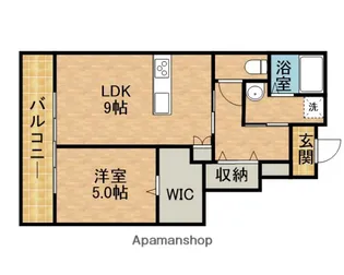 LOTUS石津中町【1階】の間取り