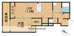 カーサESⅡ【1階】の間取り