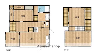 静岡県磐田市福田【一戸建】の間取り