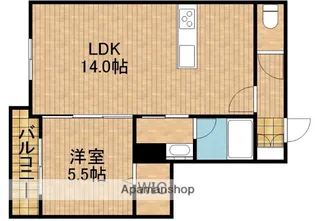 KALMARK海老塚【1階】の間取り