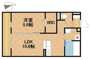シリウス【102号室】の間取り