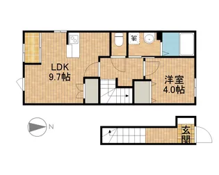 GRAND VILLA【2階】の間取り