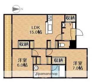 THE TOWL【2階】の間取り