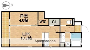仮)D−ROOM北島町【1階】の間取り