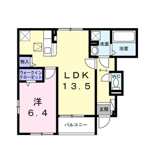 青空ハイム佐藤【1階】の間取り