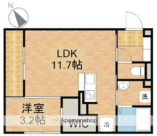 D−HILLS有玉南町【1階】の間取り