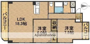 ロイヤルステージ【3階】の間取り