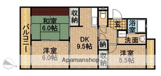 ソシア【303号室】の間取り