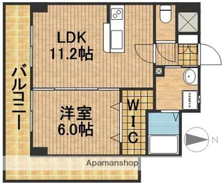 コンフォート常盤【2階】の間取り