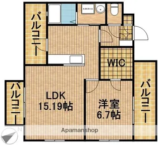 カシオペア【4階】の間取り