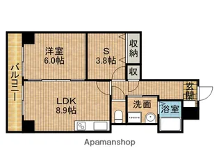 ベナレス藤枝【201号室】の間取り