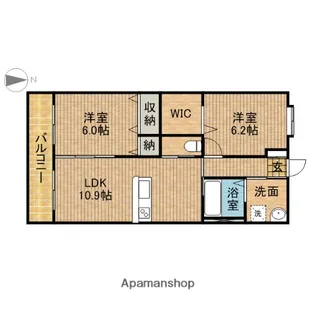 リモンチェッロ【1階】の間取り