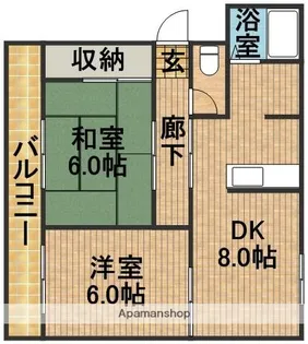 メゾン・プレミール【205号室】の間取り