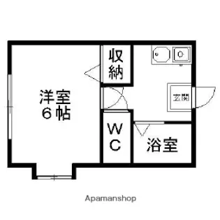 コーポSUGIYAMA【1階】の間取り