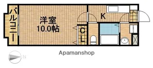 ブレス【4階】の間取り