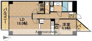 佐鳴湖パークタウンサウス【2階】の間取り