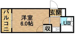 カレッジタウンウィング【2階】の間取り