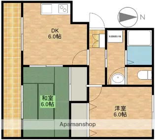 レガーロ林【102号室】の間取り