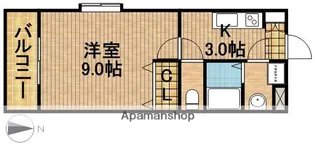 たちばな壱番館【4階】の間取り