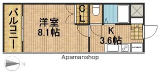 スターターハウス【1階】の間取り