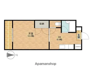 ア・ラ・モードS【1階】の間取り