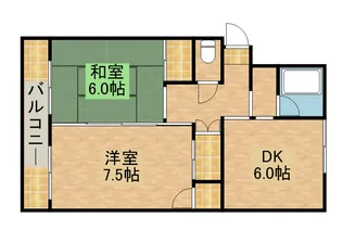 コーポプラザE【103号室】の間取り