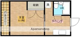 メゾンマリアージュ【202号室】の間取り