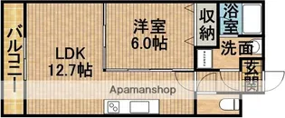 モン・サン・ミシェル【1階】の間取り