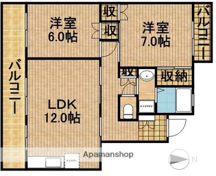 クレール21Ⅰ【3階】の間取り