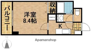 オリーブ【203号室】の間取り