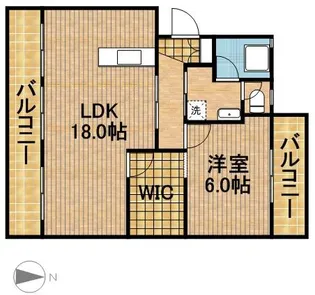 アールベロ【2階】の間取り