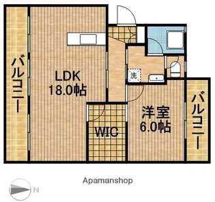 アールベロ【3階】の間取り