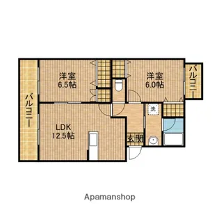 アムール高田【4階】の間取り
