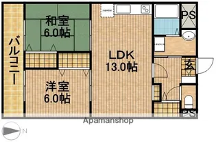 プレジール・メゾン【303号室】の間取り