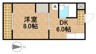 スカイホース【1階】の間取り