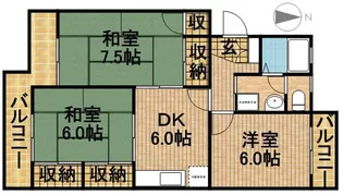 マンションラフィーネ【4階】の間取り