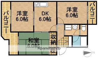 YUYUハイツⅡ【2階】の間取り