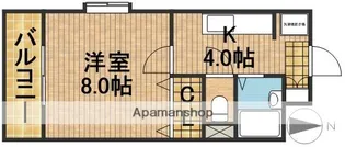 DAIKOKU【303号室】の間取り