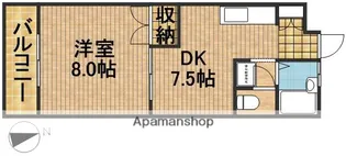 ベルトピア上島【1階】の間取り